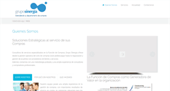 Desktop Screenshot of gruposinergia.com